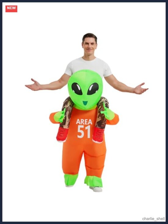Other - Inflatable Alien Costume Halloween Blow Up Cosplay Suit